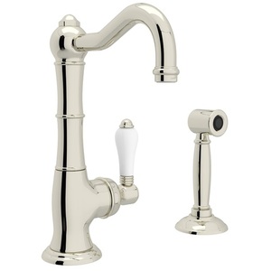 RA3650LPWSPN2 Cinquanta Single Handle Kitchen Faucet - Polished Nickel