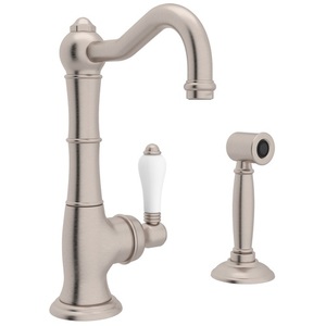 RA3650LPWSSTN2 Cinquanta Single Handle Kitchen Faucet - Satin Nickel RA3650LPWSSTN2 Cinquanta Single Handle Kitchen Faucet - Satin Nickel