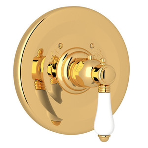 RA4914LPIB Viaggio Thermostatic Valve Trim Trim Kit - Italian Brass RA4914LPIB Viaggio Thermostatic Valve Trim Trim Kit - Italian Brass