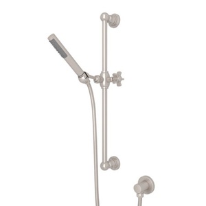 RAKIT8073XMSTN Spa Hand Held Shower - Slide Bar Mount Shower Accessory - Satin Nickel