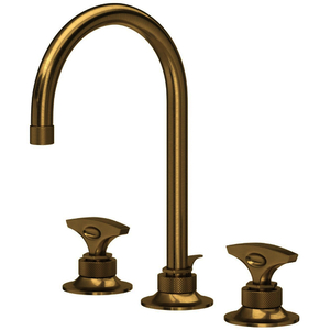 RMB2019DMAG2 Graceline 8'' Widespread Bathroom Faucet - Antique Gold RMB2019DMAG2 Graceline 8'' Widespread Bathroom Faucet - Antique Gold