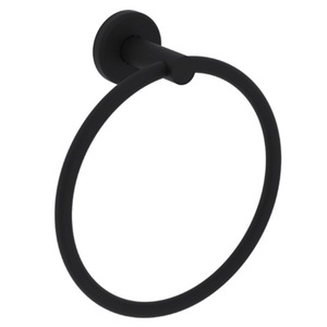 RLO4MB Avanti Towel Ring Bathroom Accessory - Matte Black