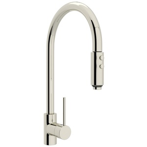 RLS57LPN2 Pirellone Pull-Out Spray Kitchen Faucet - Polished Nickel