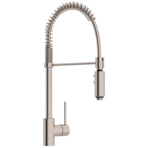 RLS64LSTN2 Pirellone Pull-Out Spray Kitchen Faucet - Satin Nickel