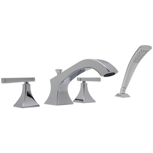 RML2011LMAPC Matheson Deck Mount With Handshower Tub Faucet - Polished Chrome