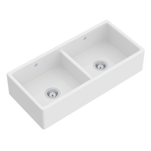 RMS3918WH Shaker Apron Front / Specialty Sink Kitchen Sink - White