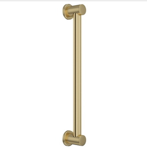 R1265SUB Lombardia Grab Bar Bathroom Accessory - Satin Unlacquered Brass R1265SUB Lombardia Grab Bar Bathroom Accessory - Satin Unlacquered Brass