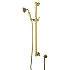 R1272EIB Spa Hand Held Shower - Slide Bar Mount Shower Accessory - Italian Brass R1272EIB Spa Hand Held Shower - Slide Bar Mount Shower Accessory - Italian Brass