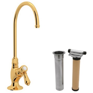 RAKIT1635LMIB2 San Julio Beverage Faucet Kitchen Faucet - Italian Brass RAKIT1635LMIB2 San Julio Beverage Faucet Kitchen Faucet - Italian Brass
