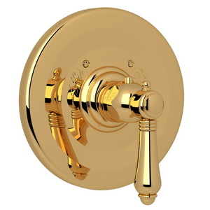RA4914LMULB Viaggio Thermostatic Valve Trim Trim Kit - Unlacquered Brass RA4914LMULB Viaggio Thermostatic Valve Trim Trim Kit - Unlacquered Brass