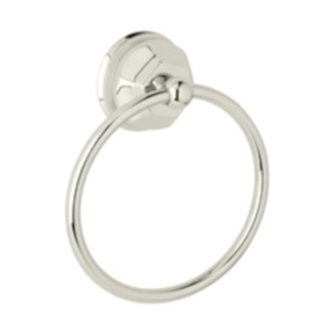 RA6885PN Palladian Towel Ring Bathroom Accessory - Polished Nickel