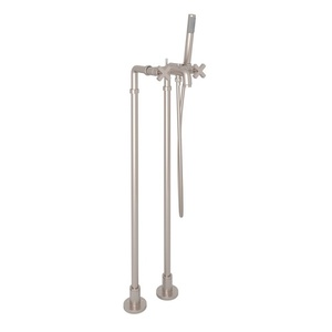 RAKIT2202NXMSTN Lombardia Freestanding Tub Faucet - Satin Nickel RAKIT2202NXMSTN Lombardia Freestanding Tub Faucet - Satin Nickel