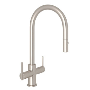 RCY657LSTN2 Pirellone Pull-Out Spray Kitchen Faucet - Satin Nickel