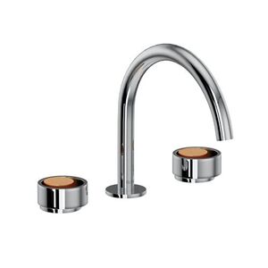 REC08D3IWPCG Eclissi 8'' Widespread Bathroom Faucet - Polished Chrome / Satin Gold REC08D3IWPCG Eclissi 8'' Widespread Bathroom Faucet - Polished Chrome / Satin Gold