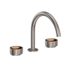 REC08D3IWSNG Eclissi 8'' Widespread Bathroom Faucet - Satin Nickel / Satin Gold REC08D3IWSNG Eclissi 8'' Widespread Bathroom Faucet - Satin Nickel / Satin Gold