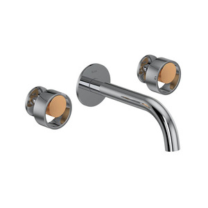REC08W3IWPCG Eclissi Bathroom Sink Faucet Trim Trim Kit - Polished Chrome / Satin Gold REC08W3IWPCG Eclissi Bathroom Sink Faucet Trim Trim Kit - Polished Chrome / Satin Gold