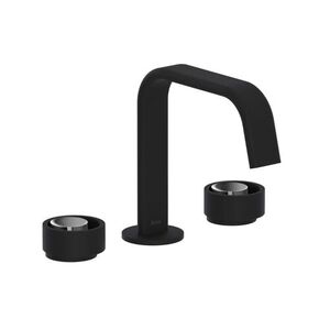 REC09D3IWMBC Eclissi 8'' Widespread Bathroom Faucet - Matte Black / Polished Chrome REC09D3IWMBC Eclissi 8'' Widespread Bathroom Faucet - Matte Black / Polished Chrome