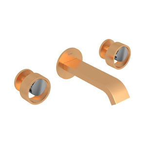 REC09W3IWSGC Eclissi Bathroom Sink Faucet Trim Trim Kit - Satin Gold / Polished Chrome REC09W3IWSGC Eclissi Bathroom Sink Faucet Trim Trim Kit - Satin Gold / Polished Chrome
