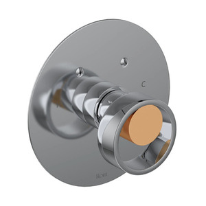 REC13W1IWPCG Eclissi Thermostatic Valve Trim Trim Kit - Polished Chrome / Satin Gold REC13W1IWPCG Eclissi Thermostatic Valve Trim Trim Kit - Polished Chrome / Satin Gold