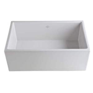 RMS3018WH Shaker Apron Front / Specialty Sink Kitchen Sink - White