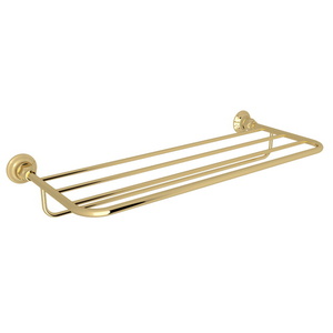 RROT10ULB Acqui Vanity Shelf Bathroom Accessory - Unlacquered Brass