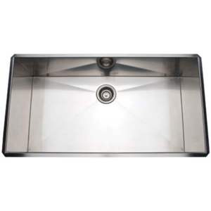 RRSS3618SB Forze Stainless Steel Single Bowl Kitchen Sink - Brushed Stainless