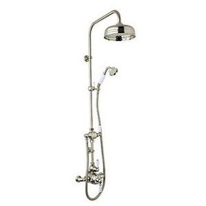 RUKIT1NLSTN Edwardian Shower Tower Custom Shower System - Satin Nickel RUKIT1NLSTN Edwardian Shower Tower Custom Shower System - Satin Nickel
