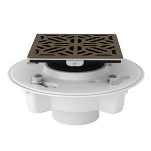 RSDPVC233144EB Mosaic Shower Drain Drain - English Bronze