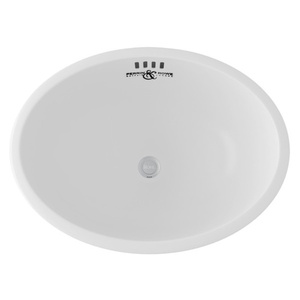 RU2525WH Italian Bath Undermount Style Bathroom Sink - White