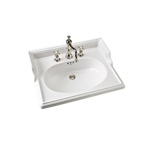 RU2863WH Georgian Era Console Bathroom Sink - White RU2863WH Georgian Era Console Bathroom Sink - White