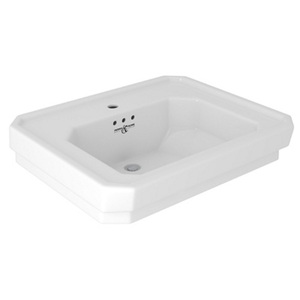 RU2931WH Deco Pedestal Basin Part - White