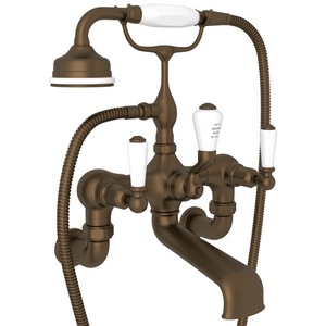 RU3510L1EB Edwardian Wall Mount Whirlpool Faucet Tub Faucet - English Bronze RU3510L1EB Edwardian Wall Mount Whirlpool Faucet Tub Faucet - English Bronze