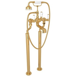 RU3520L1EG Edwardian Freestanding Tub Faucet - English Gold RU3520L1EG Edwardian Freestanding Tub Faucet - English Gold