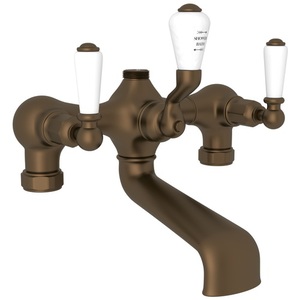 RU3530LEB Edwardian Deck Mount Tub Faucet - English Bronze