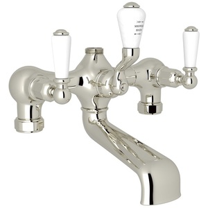 RU3530LPN Edwardian Deck Mount Tub Faucet - Polished Nickel