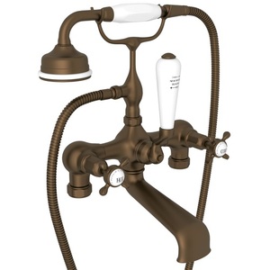 RU3541XEB Edwardian Wall Mount Whirlpool Faucet Tub Faucet - English Bronze RU3541XEB Edwardian Wall Mount Whirlpool Faucet Tub Faucet - English Bronze