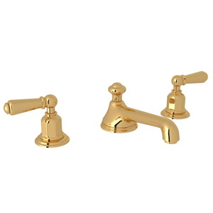 RU3705LEG2 Edwardian 8'' Widespread Bathroom Faucet - English Gold