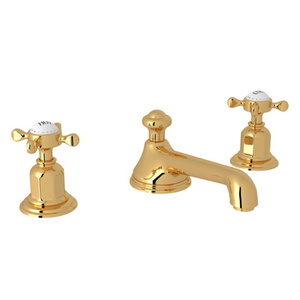 RU3706XEG2 Edwardian 8'' Widespread Bathroom Faucet - English Gold RU3706XEG2 Edwardian 8'' Widespread Bathroom Faucet - English Gold