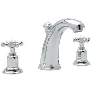 RU3761XAPC2 Edwardian 8'' Widespread Bathroom Faucet - Polished Chrome