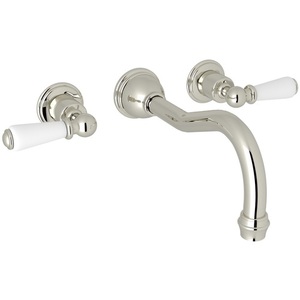 RU3780LPNTO/RU3230R Edwardian Wall Mount Whirlpool Faucet Tub Faucet - Polished Nickel RU3780LPNTO/RU3230R Edwardian Wall Mount Whirlpool Faucet Tub Faucet - Polished Nickel