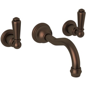 RU3790LEBTO2/RU3260R2 Edwardian Wall Mount Bathroom Faucet Bathroom Faucet - English Bronze