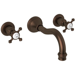 RU3794XEBTO2/RU3261R2 Georgian Era Wall Mount Bathroom Faucet Bathroom Faucet - English Bronze