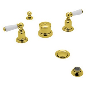 RU3960LEG Edwardian Vertical Spray Bidet Faucet - English Gold RU3960LEG Edwardian Vertical Spray Bidet Faucet - English Gold