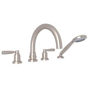 RU3975LSSTN Holborn Deck Mount With Handshower Tub Faucet - Satin Nickel RU3975LSSTN Holborn Deck Mount With Handshower Tub Faucet - Satin Nickel