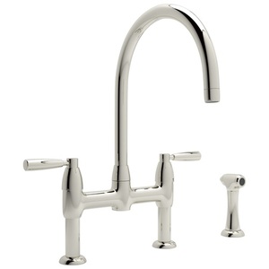 RU4273LSPN2 Holborn Two-Handle Kitchen Faucet - Polished Nickel