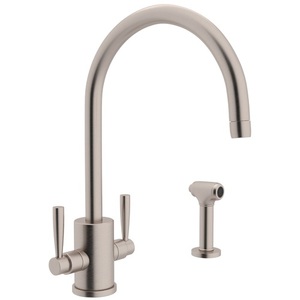 RU4312LSSTN2 Holborn Two-Handle Kitchen Faucet - Satin Nickel