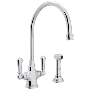 RU4710APC2 Georgian Era Two-Handle Kitchen Faucet - Polished Chrome