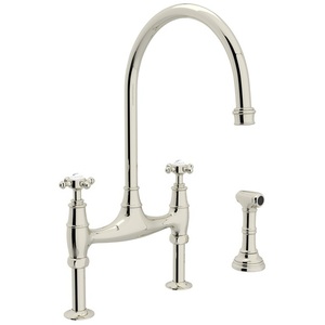 RU4718XPN2 Georgian Era Two-Handle Kitchen Faucet - Polished Nickel