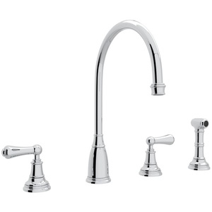 RU4736LAPC2 Georgian Era Two-Handle Kitchen Faucet - Polished Chrome