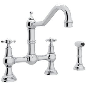 RU4755XAPC2 Edwardian Two-Handle Kitchen Faucet - Polished Chrome